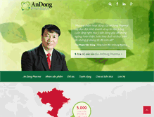 Tablet Screenshot of andongpharma.com.vn